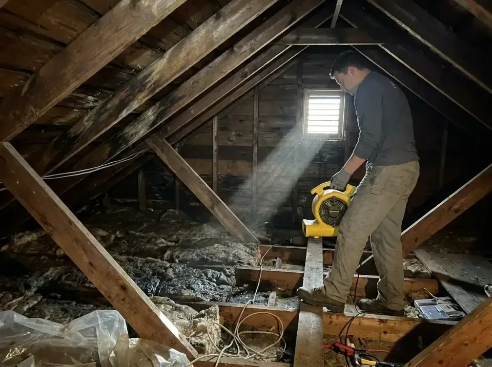 attic-water-damage-drying-proc-007 — frequently asked questions, Emergency Water Extraction & 24/7 Flood Response in Slinger…